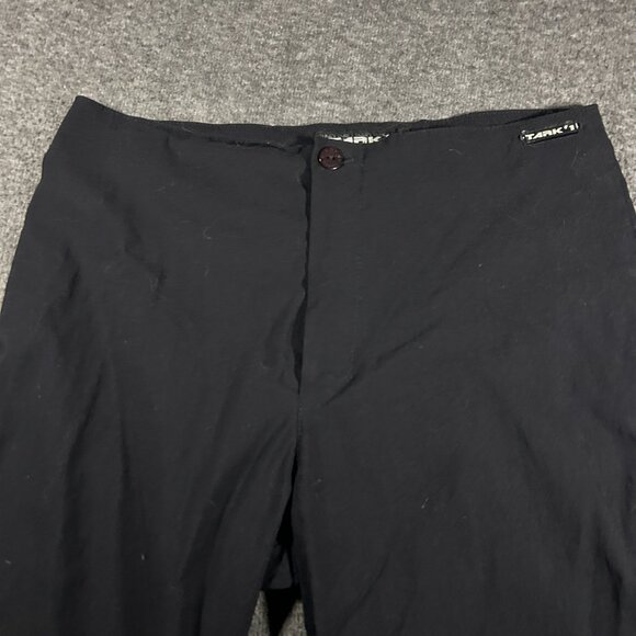 Vintage Tark 1 Low Rise Flare Pants Size Med Flare Tark 8 Y2k Rave Goth Grunge - Picture 12 of 16